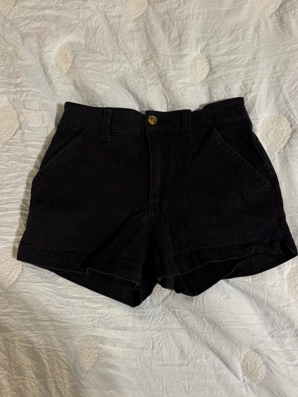 Hollister Navy High-Waist Women's Shorts